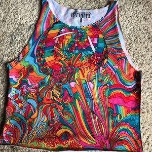Psychedelic crop top